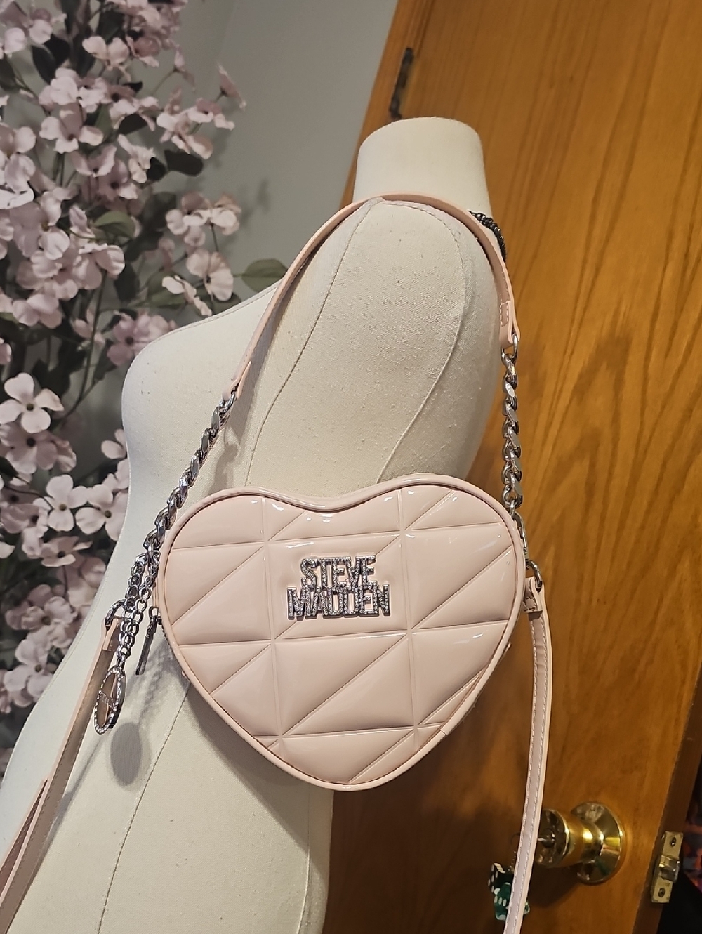 Steve Madden Pink Mini/crossbody Heart Bag